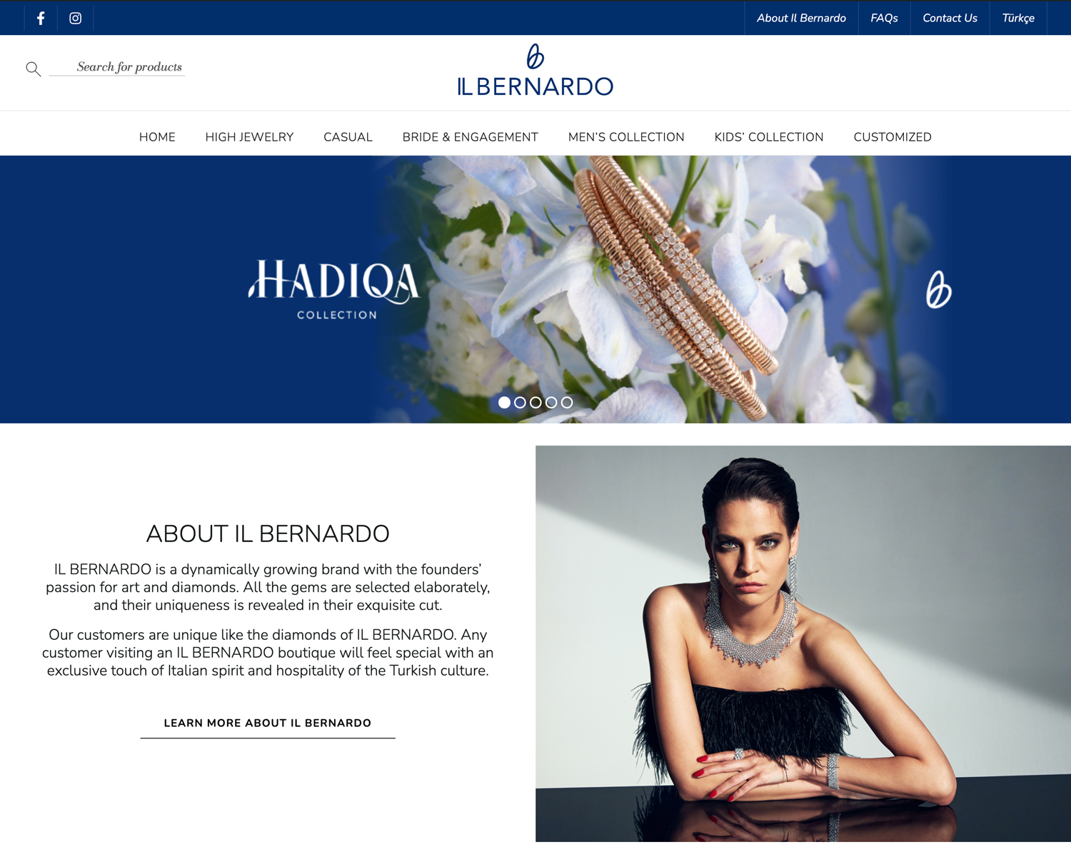 Il Bernardo Website Design