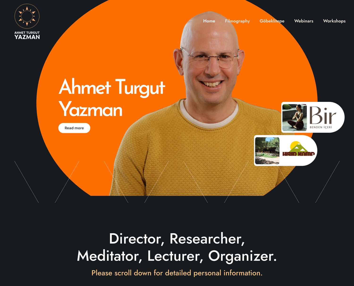 Ahmet Turgut Yazman Website